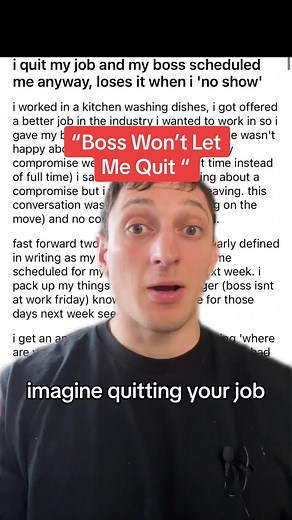 Boss Won't Let Me Quit - Job Tips and HR Advice