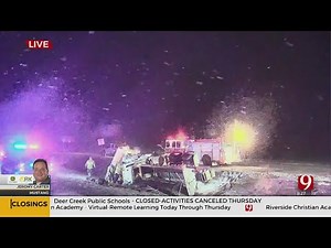 Snow Plow Driver Injured After Plow Rolls Over Multiple Times