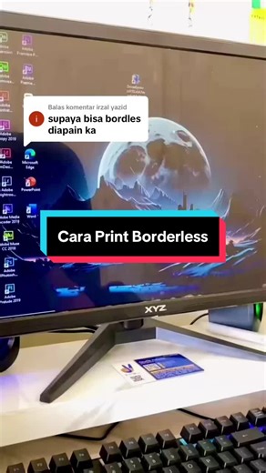 Cara Print Borderless Menggunakan CorelDRAW