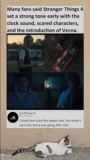 Stranger Things Season 4 clock sound set a dark tone from the very first scene unlike season 5 #st5
