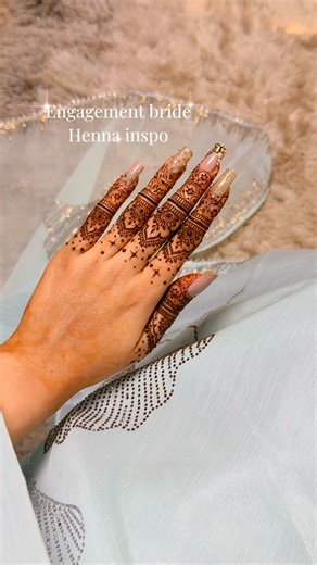Henna by Sadia on Instagram: "ENGAGEMENT HENNA BRIDE INSPO Dress @shimalaclothe . . Natural henna, party henna, mehndi designs , mehndi designs , henna designs , unique designs , simple mehndi design , new mehndi designs wedding season , bridal mehndi , bride henna , henna designs new 2025 , henna designs simple , bridal henna , eid mehndi ,eid mehndi design ,mehndidesigns2026 #hennadesigns #hennart #hennainspiration hennartist hennainspired instahenna hennainspo henna_i henna_art artgallery hen