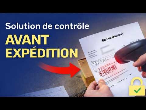 Contrôle avant expédition par scanner code-barres