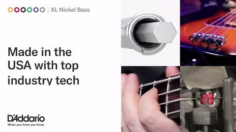 D'Addario Electric Bass Guitar Strings, XL Nickel, ESXL170-5, Light Gauge 45-130, Double Ball End, Long Scale, 5-String Set, Pack of 1