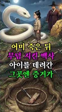 어머니 무덤을 지키던 흰 구렁이의 정체#민담 #전설 #설화 #야담의전당 #야담 #옛날이야기 #전래동화 #조선야담 #조선시대 #옛날야담 #한국사이야기