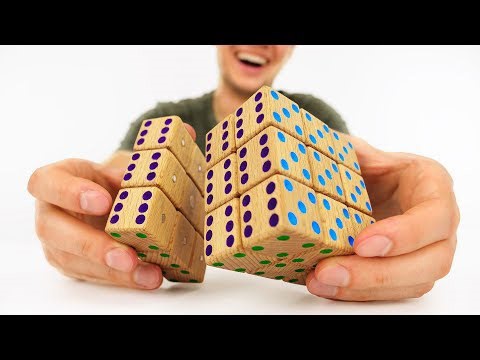 Making a magnetic dice cube: Unique handmade wooden puzzle!