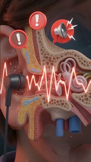 How Loud Noise Damages Your Inner Ear 👂 | Sound Waves & Hearing Loss Explained