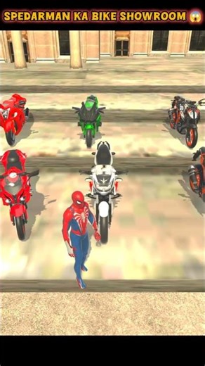 Spider-Man Ka Bike Showroom 😱#viral #shorts #shortvideo #indianbikedriving3d #avanishgamez #gta#gtav