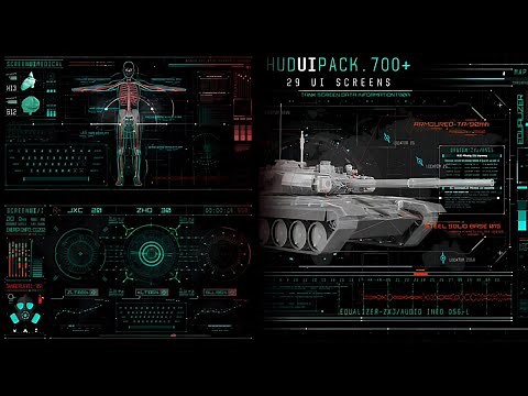 Hi-Tech Hud UI Screens & Elements - After Effects Template