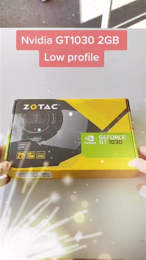 unboxing the pcie graphics card from Zotac Nvidia Geforce GT 1030 2GB low profile#unboxing #nvidia #zotac #gt1030 #lowprofilecards #fyp