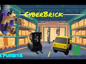 I Got Mini Forklift Certified With Cyber Bricks 🚜 | Bambu Lab Kickstarter Build!
