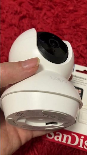 Where to insert microSD card in Tapo camera