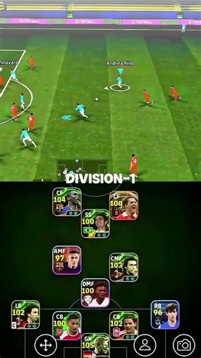Best formation for possession game☠️🔥 | johan cruyff, cesc fabregas. #efootball #shortsvideo #pes