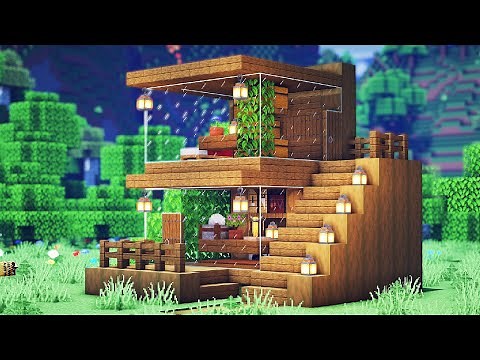 Minecraft: How To Build a Mini Wooden Spruce Survival House