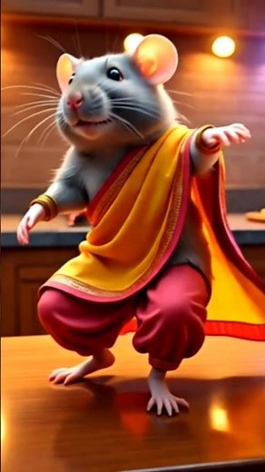 Funny Rat Dance in Disco Style 🐀😂 | Viral Mouse Dancing Video 2025
