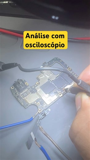 Redmi note 13 com falha de inicialização ( análise com osciloscópio ) clock de 32k