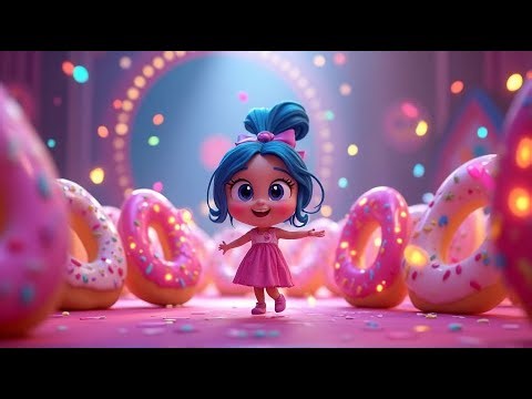 Dancing Donuts — Shapes & Colors Song | Fun Kids Song | Sing Along Nursery Rhyme