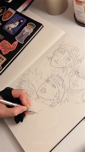 @kankuro.art on Instagram: "Desk? Bed? Who cares… Naruto’s getting drawn either way 來 . . . #fyp #artist #naruto #narutoshippuden #narutouzamaki #sketching #narutofanart #narutoedits #manga #narutoshippudenfanart"