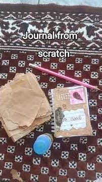 I make journal from scratch| how to make journaling book