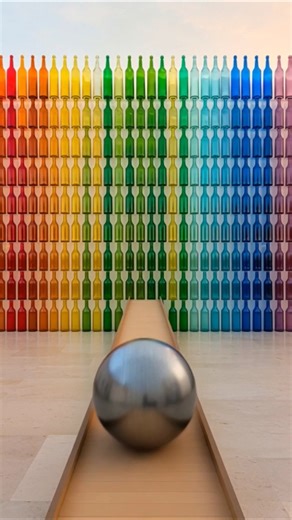 [ASMR] Heavy steel ball + glass wall = pure destruction sounds✨#asmr #shorts #trendingshorts #viral