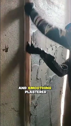 Perfect Wall Leveling Using Wooden Screed | Mason Plastering Technique for Smooth Walls