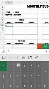 Monatlicher Budgetplaner: Excel & druckbare PDF PDF (Digitaler Download) - Etsy.de