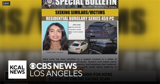 LA County woman used dating apps before burglarizing her victims, authorities say
