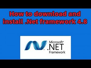 How to download and install .Net framework 4.8