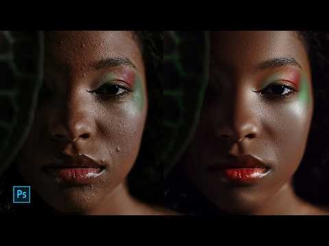 How to Retouch Skin Naturally in Photoshop - Beginner Tutorial