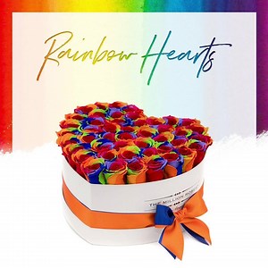 119K views · 169 reactions | Celebrate Love. Nothing says it like a long-lasting rose. We’re kicking off Pride Month with BOGO Rainbow Roses! Use code: PRIDE | The Million Roses | Facebook