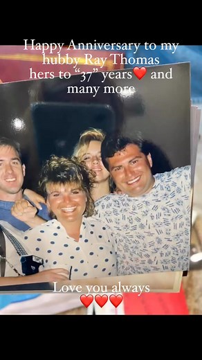 Happy 37th Anniversary, Ray Thomas! 💕Here’s to us sticking together through the good times and the hard times — even the times most people wish they’d never have to face. I love you deeply, and I’m so grateful for every moment we’ve shared. Here’s to many more years together. ❤️ | Susan Massa Thomas