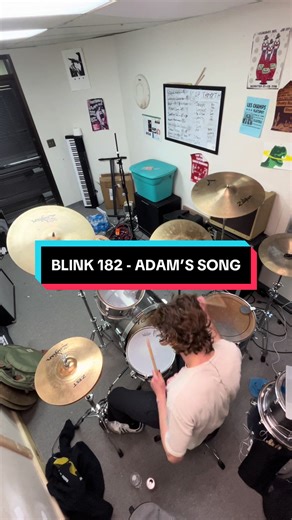 blink-182 - adam’s song #drums #drummer #drumcover #poppunk #fyp | adams song drums