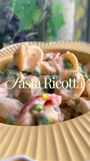 Pasta ricotta ! Recette en descriptions 🍋🫛