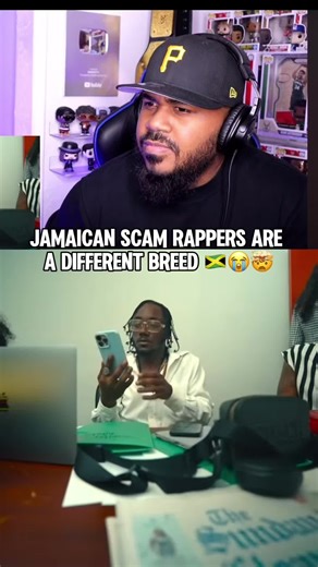 Jamaican scam rap is next level shiesty☠️😭 #liveperformance #scamrap #jamaicatiktok #reactions