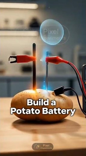 I Powered a Light Bulb with a Potato… Here’s How! ⚡🥔
