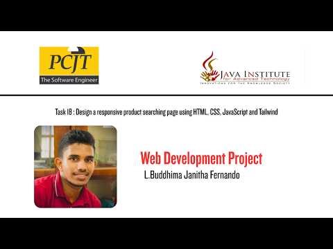 Task 18 : Design a responsive product searching page using HTML, CSS, JavaScript and Tailwind