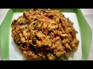 Baingan Ka bharta in pressure cooker