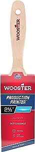 Wooster J4645-2 1/2 Production Painter Beaver Angle Varnish Paintbrush 2-1/2"