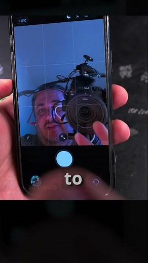 Switch From Rear Camera to Front Camera on iPhone Part 1