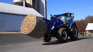 With up to 42% torque rise, the T6.180 Dynamic Command™ tractor delivers power when you need it. Plus it features a dual clutch with three ranges, and eight gears in each range for efficient productivity in all applications. Specifications here: bit.ly/T6-180specs | New Holland Agriculture