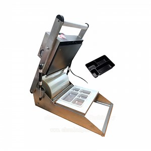 [Hot Item] Takeaway Food Packing Machine/Manual Heat Sealer/Lunch Box Tray Sealing Machine