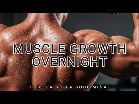 💪 Build Muscle Naturally | Subliminal For Gains, Growth & Bulking (Rain Sounds) [11 Hours]
