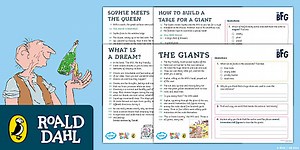 The BFG: 60-Second Reads Activity Pack [Ages 7-9]