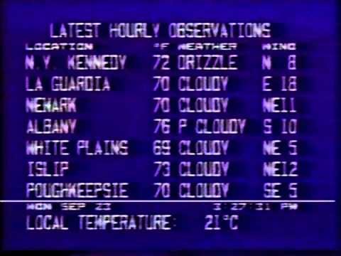 Weather Channel Local Forecast Music 1985 - Need Help ID'ing Songs!