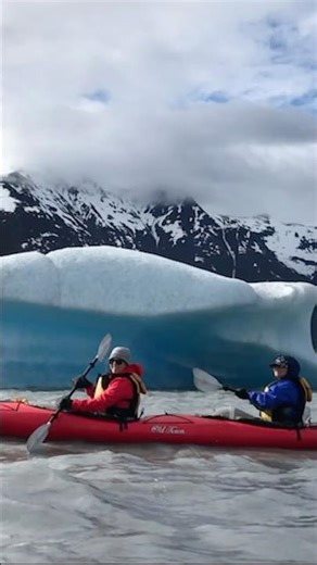 Glacier kayaking in Alaska