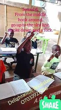 Nelson Handwriting practice lowercase d.