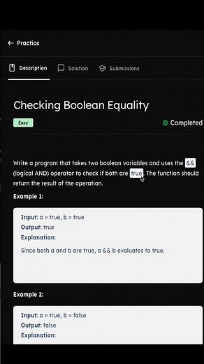 Check Boolean Equality Using AND (&&) | Easy Coding Question | Java For Beginners