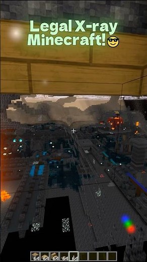 This X-Ray is LEGAL in Minecraft🤯 #minecraftbuilding