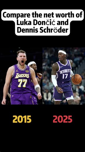 Compare the net worth of Luka Dončić and Dennis Schröder#usa #foryou #us #lukadoncic #dennisschroder