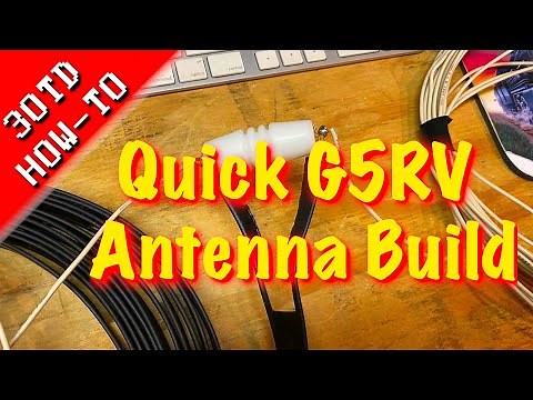 G5RV Ham Radio Multi-band Antenna Build - 3 Old Tech Dudes