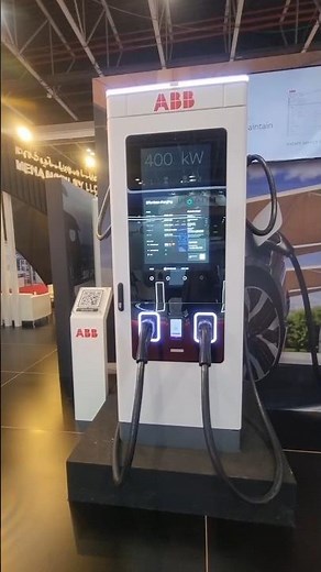 ABB A400: Ultra-Fast 400kW EV Charger at Wetex 2025 Dubai | 4K Tour